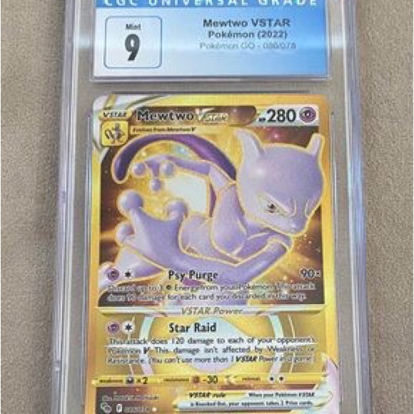 Mewtwo VSTAR #086/078 CGC 9 Gold Secret Rare - Picture 1 of 2